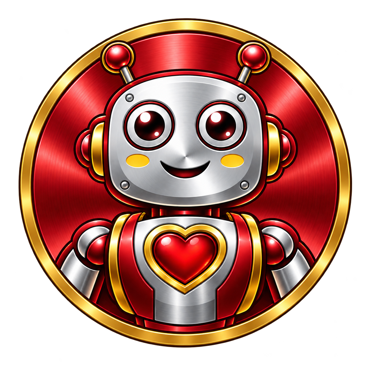 My Buddy icon: a friendly red and gold robot